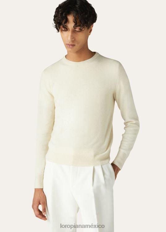 Loro Piana mujer cuello redondo loro puras dunas mel (106o) 2FPNR101