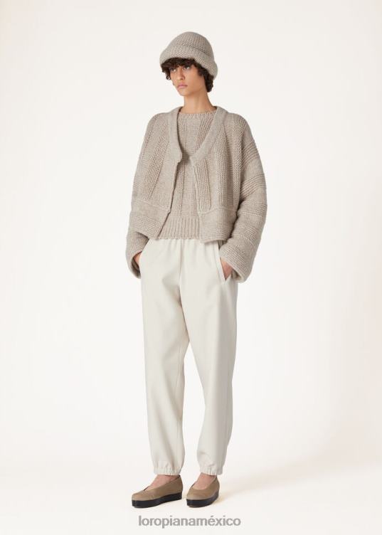 Loro Piana mujer cuello redondo mashu arena de jardín (d0it) 2FPNR21