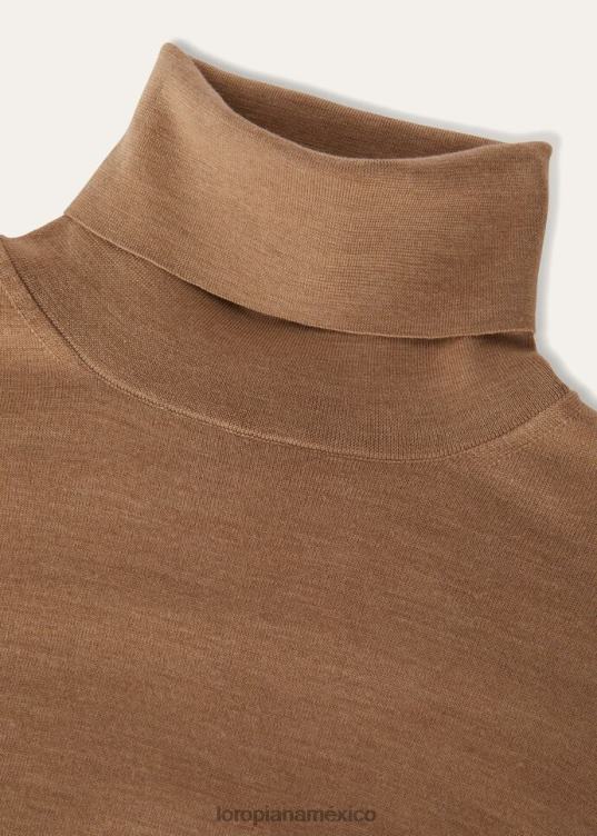 Loro Piana mujer el regalo de reyes cuello alto mezcla de bellota (e028) 2FPNR51