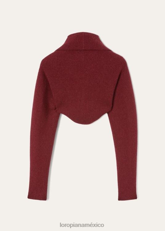 Loro Piana mujer encogimiento de hombros mezcla de rosa del desierto (d440) 2FPNR77