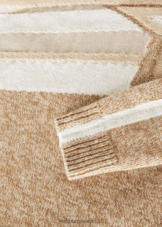 Loro Piana mujer jersey de cuello alto celerina beige elegante (f5l5) 2FPNR38