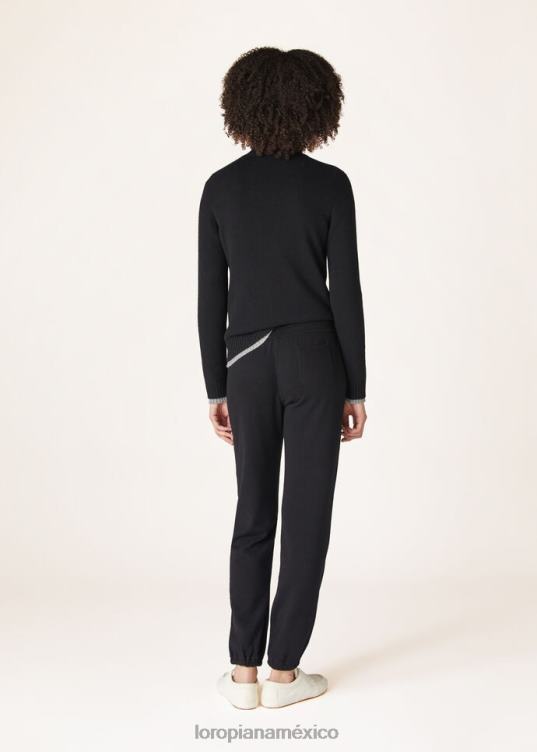 Loro Piana mujer jersey de cuello alto de parksville titanio blanco (100b) 2FPNR97