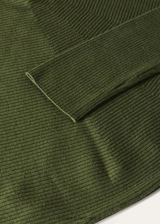 Loro Piana mujer jersey de cuello alto diavolezza verde neptuno (5i70) 2FPNR82