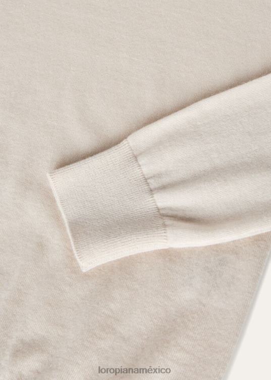 Loro Piana mujer jersey de cuello alto neopiuma negro (8000) 2FPNR99