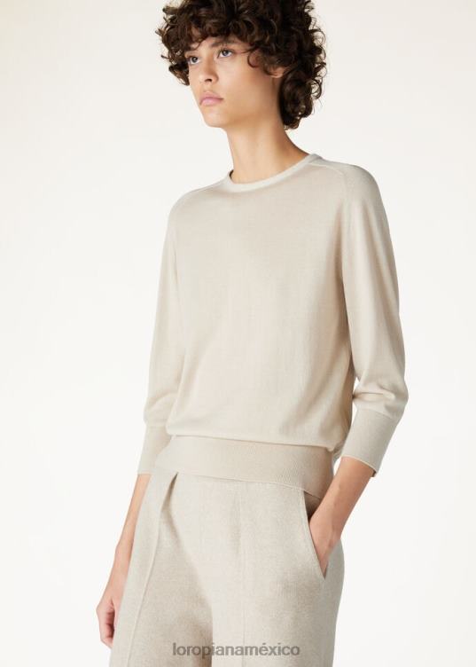 Loro Piana mujer kiso cuello redondo variante chiara (f5yv) 2FPNR26
