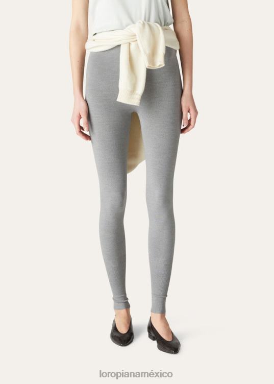 Loro Piana mujer leggings de ensueño verde bosque (50y8) 2FPNR115