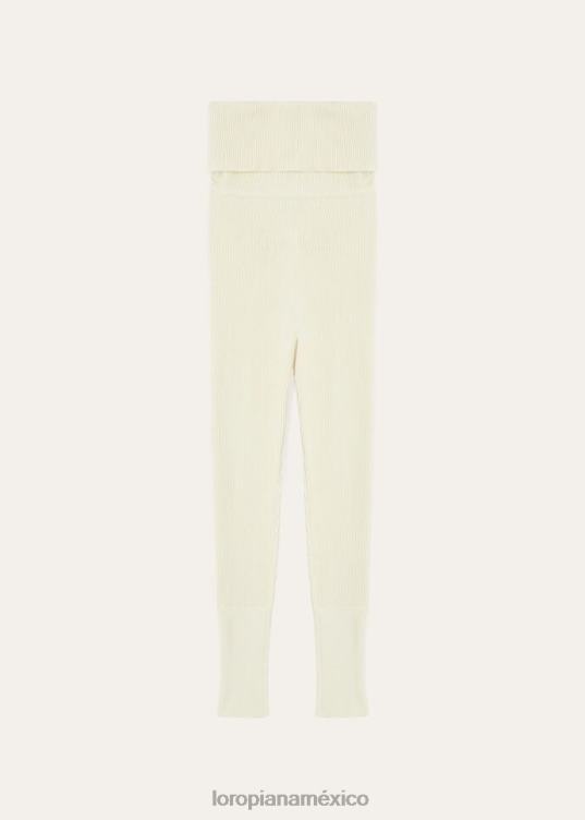 Loro Piana mujer leggings diavolezza turrón (1230) 2FPNR40