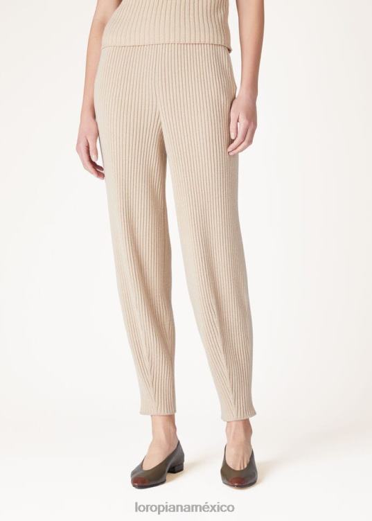 Loro Piana mujer pantalon lago sirio Meloncillo seco teñido natural (50wr) 2FPNR30