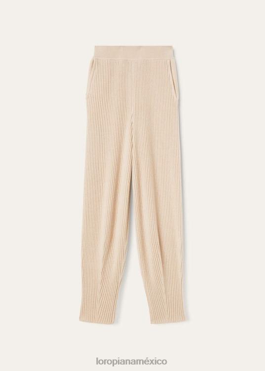 Loro Piana mujer pantalon lago sirio Meloncillo seco teñido natural (50wr) 2FPNR30