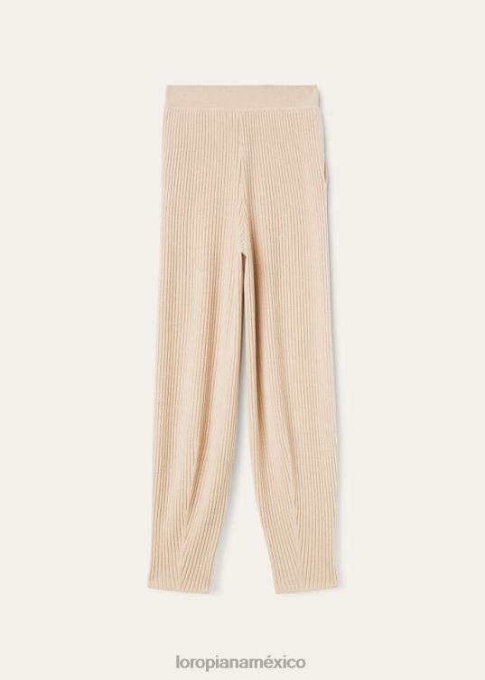 Loro Piana mujer pantalon lago sirio Meloncillo seco teñido natural (50wr) 2FPNR30