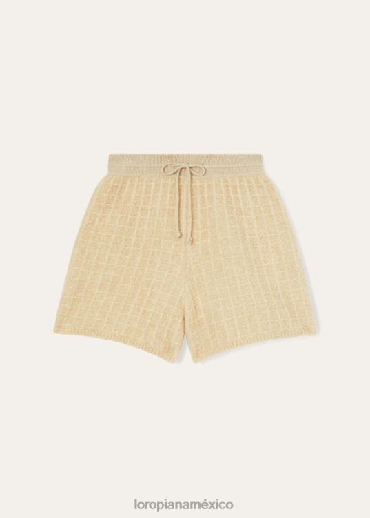 Loro Piana mujer pantalones cortos envolventes kasha (a04t) 2FPNR63