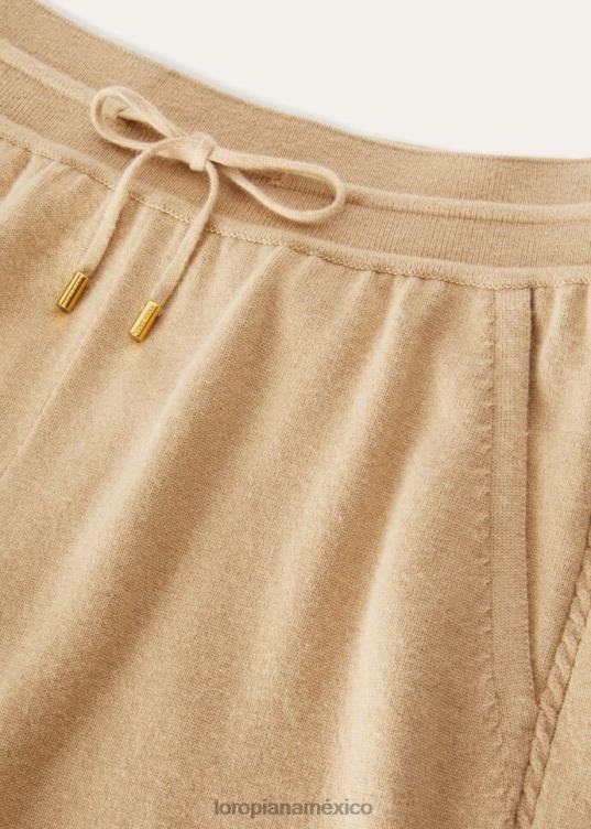 Loro Piana mujer pantalones meranos vicuña luz natural (e09w) 2FPNR46