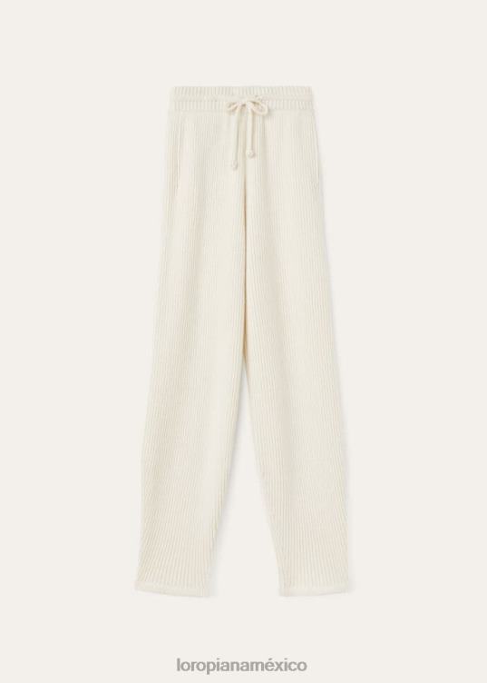 Loro Piana mujer pantalones showa turrón (1230) 2FPNR24