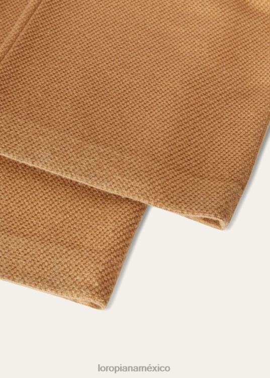 Loro Piana mujer pantalones vicuña mediana natural (e09x) 2FPNR50