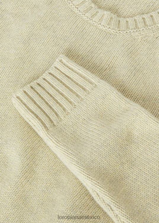 Loro Piana mujer parksville cuello redondo aguas termales mel natural teñido (50x0) 2FPNR94