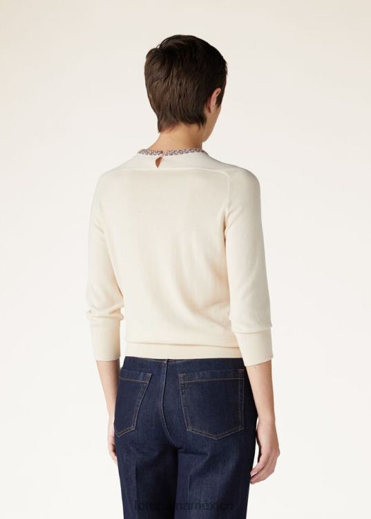 Loro Piana mujer suéter ishikari crema melba elegante (f6a0) 2FPNR32
