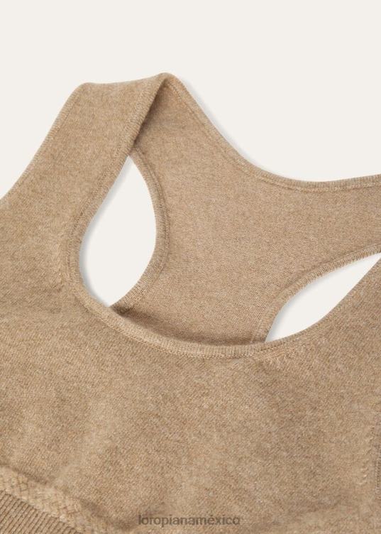 Loro Piana mujer capullo superior nieve blanca (1232) 2FPNR245