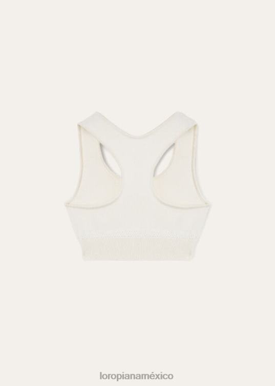 Loro Piana mujer capullo superior nieve blanca (1232) 2FPNR75