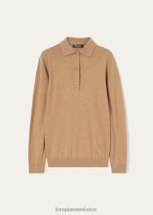 Loro Piana mujer polo de el regalo de reyes flor de almendro (30ax) 2FPNR249