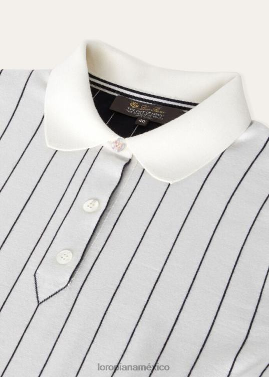 Loro Piana mujer polo de el regalo de reyes orylag blanco/blanco natural (ba14) 2FPNR117