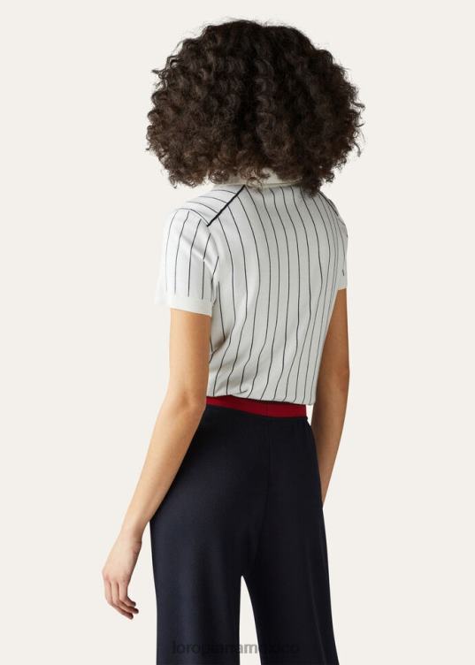 Loro Piana mujer polo de el regalo de reyes orylag blanco/blanco natural (ba14) 2FPNR117