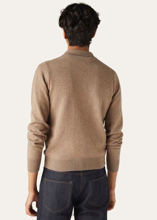 Loro Piana mujer polo de loro puras dunas mel (106o) 2FPNR243