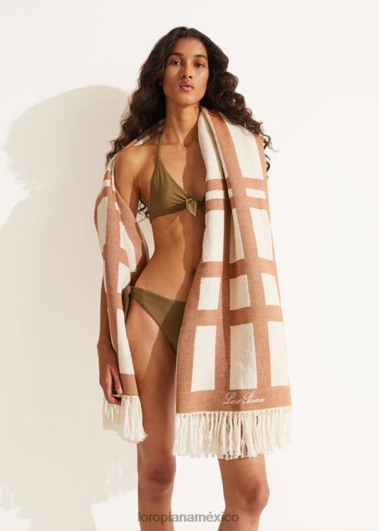 Loro Piana mujer top de bikini triangular caqui de verano (h0ji) 2FPNR386