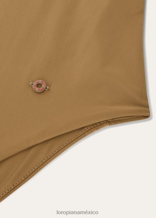 Loro Piana mujer traje de baño caqui de verano (h0ji) 2FPNR385