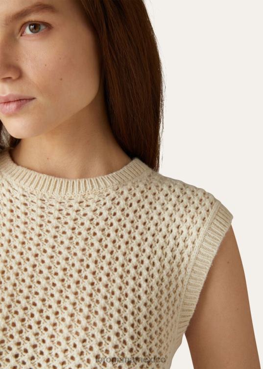 Loro Piana mujer vestido engadina nieve blanca (1232) 2FPNR34