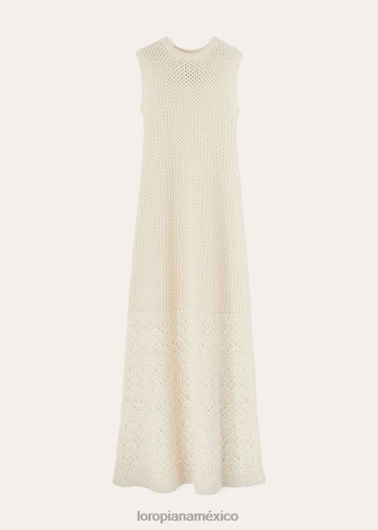 Loro Piana mujer vestido engadina nieve blanca (1232) 2FPNR34