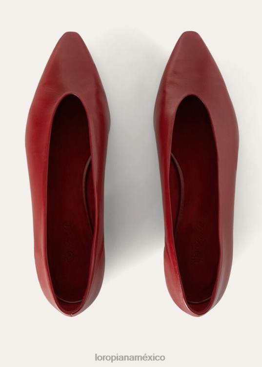 Loro Piana mujer bailarinas rebeca leche blanca clara (106j) 2FPNR726