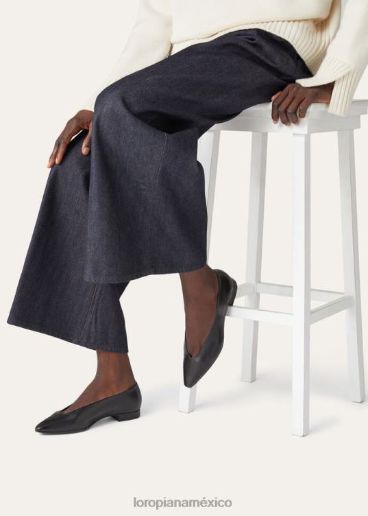 Loro Piana mujer bailarinas rebeca leche blanca clara (106j) 2FPNR729