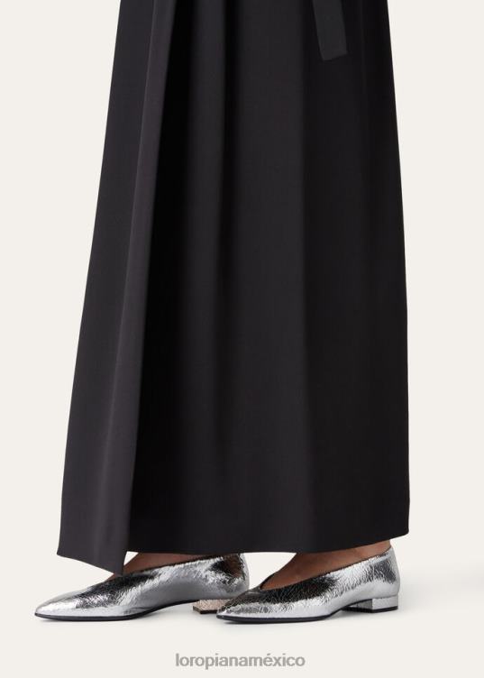 Loro Piana mujer bailarinas rebeca polvo de plata (m0o6) 2FPNR728