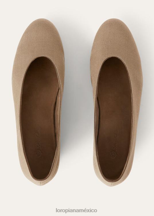 Loro Piana mujer bailarinas shima verde niebla (50wi) 2FPNR731