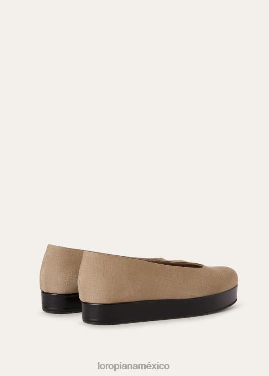 Loro Piana mujer bailarinas shima verde niebla (50wi) 2FPNR731