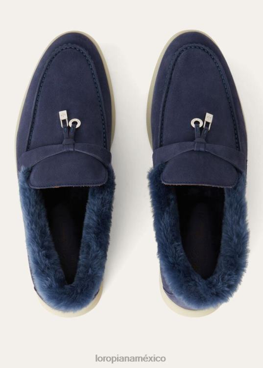 Loro Piana mujer mocasines con encanto de verano hoja de olivo (50i5) 2FPNR668