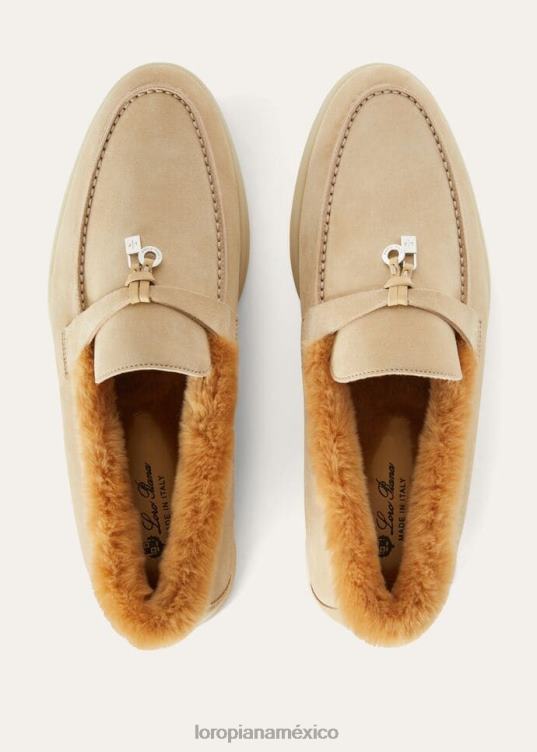 Loro Piana mujer mocasines con encanto de verano hoja de olivo (50i5) 2FPNR670