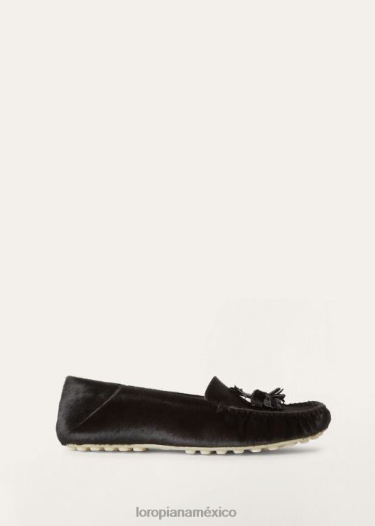 Loro Piana mujer mocasines con suela de lunares chocolate (h026) 2FPNR654