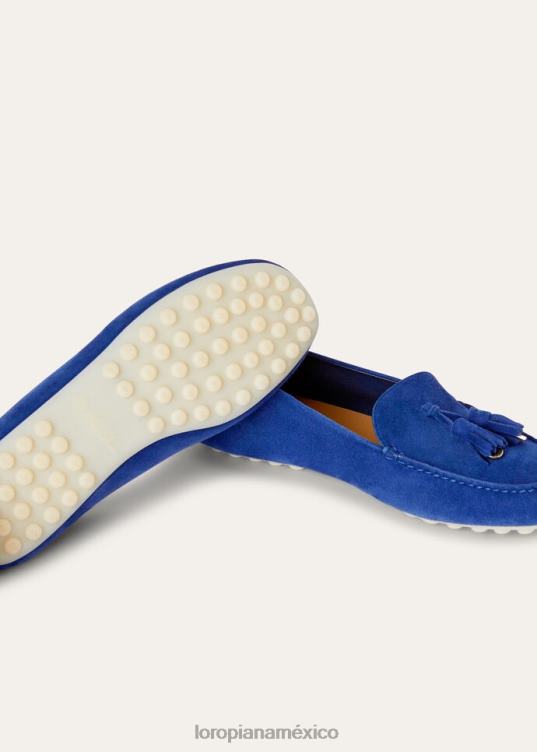 Loro Piana mujer mocasines con suela de lunares mantequilla de anacardo (d846) 2FPNR655