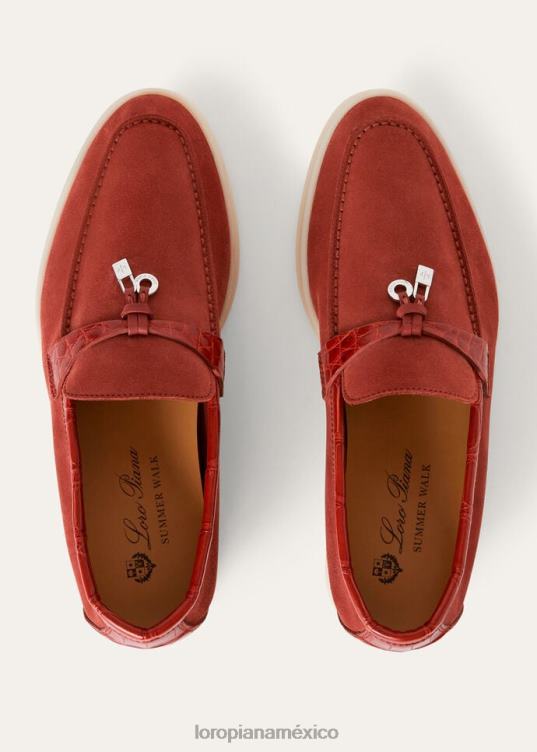 Loro Piana mujer paseo de los encantos del verano chocolate (h026) 2FPNR674