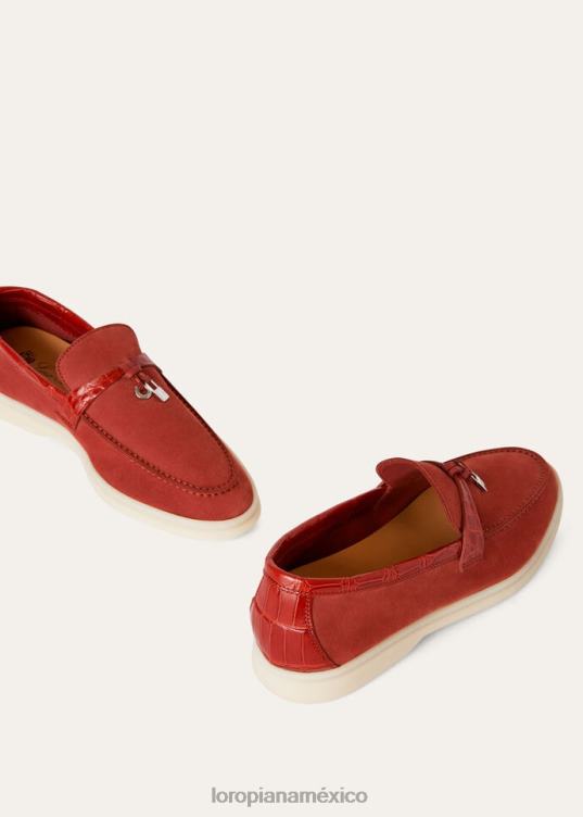 Loro Piana mujer paseo de los encantos del verano chocolate (h026) 2FPNR674