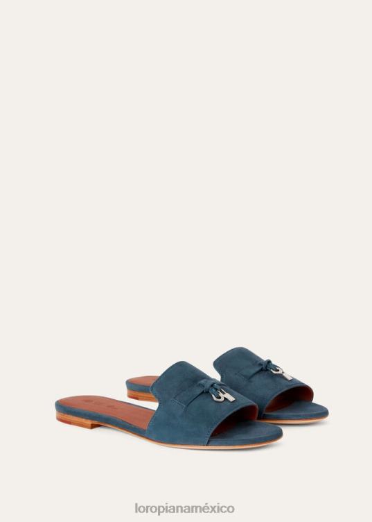 Loro Piana mujer sandalia con dijes de verano sal de roca (307f) 2FPNR737