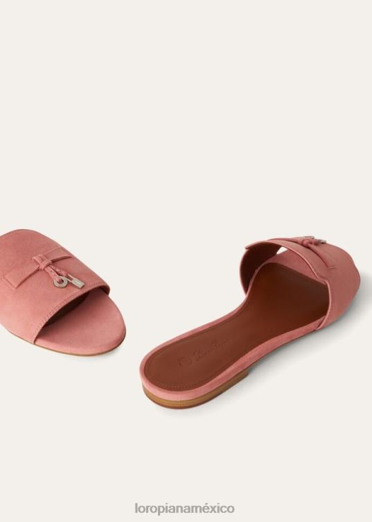 Loro Piana mujer sandalia con dijes de verano sal de roca (307f) 2FPNR741