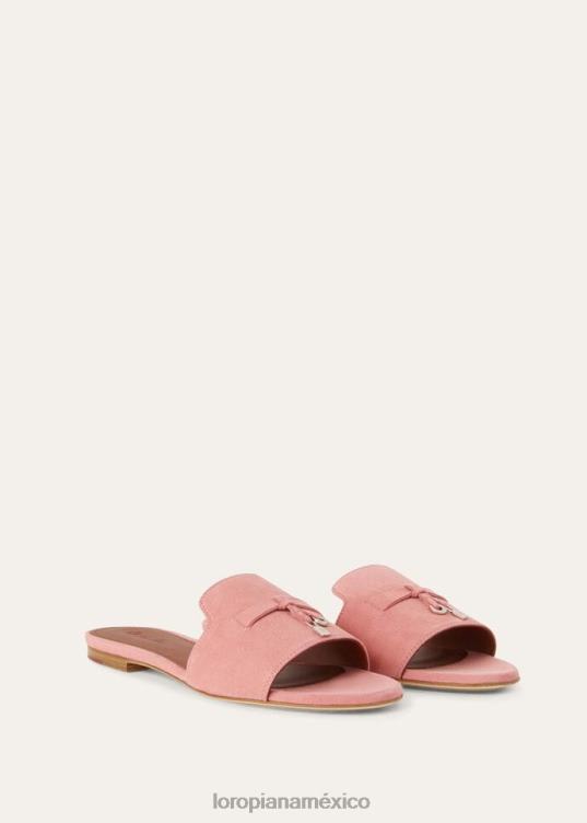 Loro Piana mujer sandalia con dijes de verano sal de roca (307f) 2FPNR741