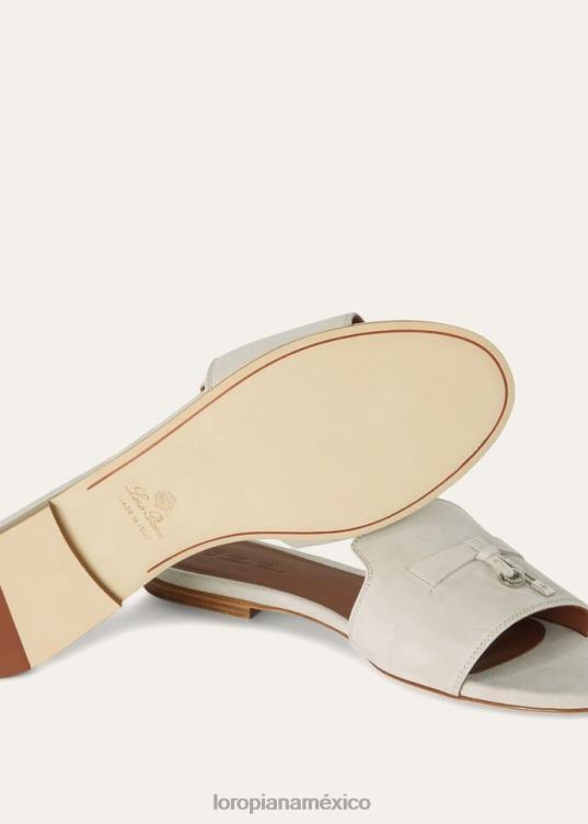 Loro Piana mujer sandalia con dijes de verano sal de roca (307f) 2FPNR743