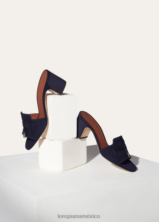 Loro Piana mujer sandalia con dijes de verano verde savia (50yc) 2FPNR720