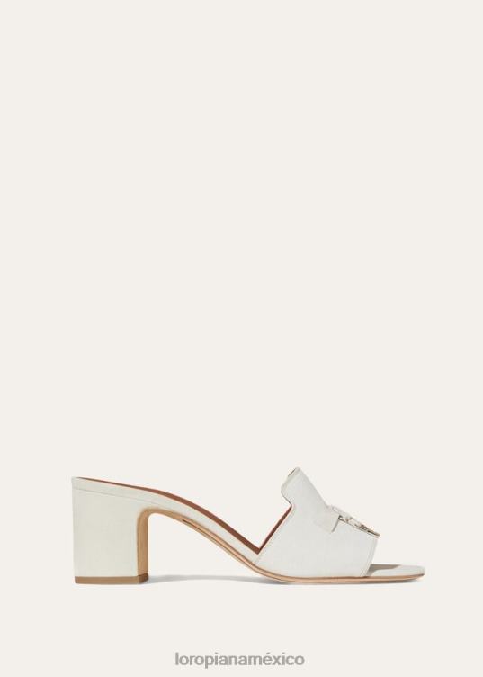 Loro Piana mujer sandalia con dijes de verano verde savia (50yc) 2FPNR721