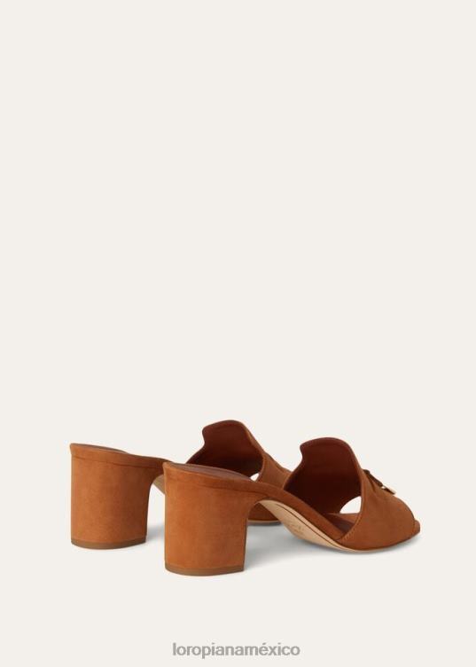 Loro Piana mujer sandalia con dijes de verano verde savia (50yc) 2FPNR736