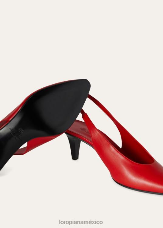 Loro Piana mujer rebeca sandalias leche blanca clara (106j) 2FPNR718