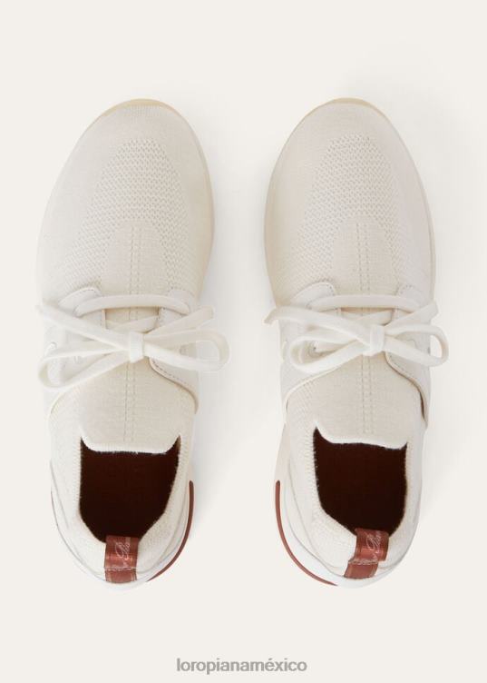 Loro Piana mujer zapatillas 360 flexy walk blanco (1000) 2FPNR677